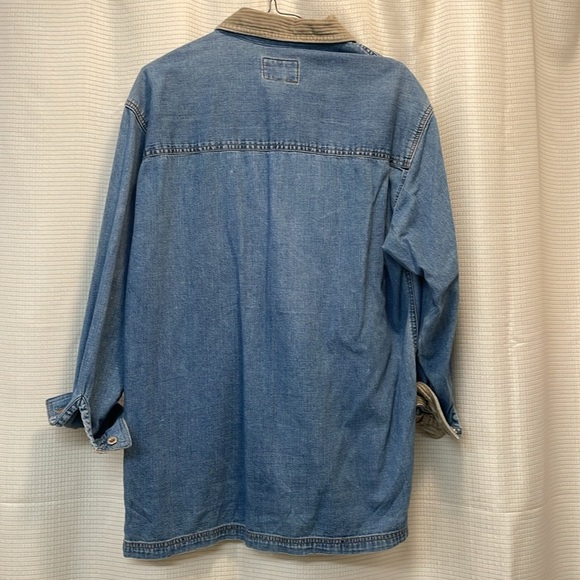 Vintage 90s Express blues Denim Shirt Small - Picture 2 of 2